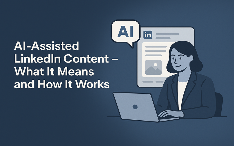 AI-Assisted LinkedIn Content — What It Means and How It Works