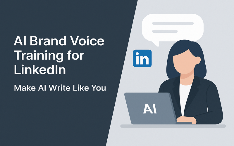 AI Brand Voice Training for LinkedIn — Make AI Write Like You
