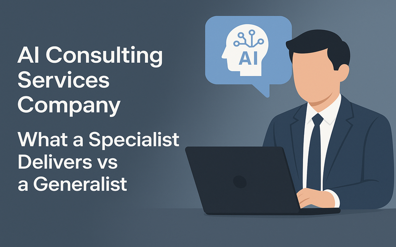 AI Consulting Services Company - What a Specialist Delivers vs a Generalist