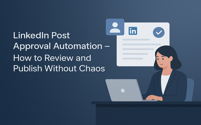 LinkedIn Post Approval Automation — How to Review and Publish Without Chaos